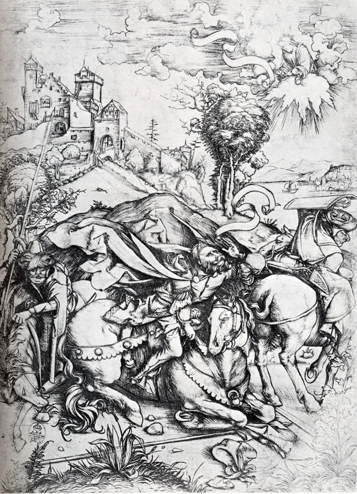 La Conversion de Paul, Albrecht Dürer
