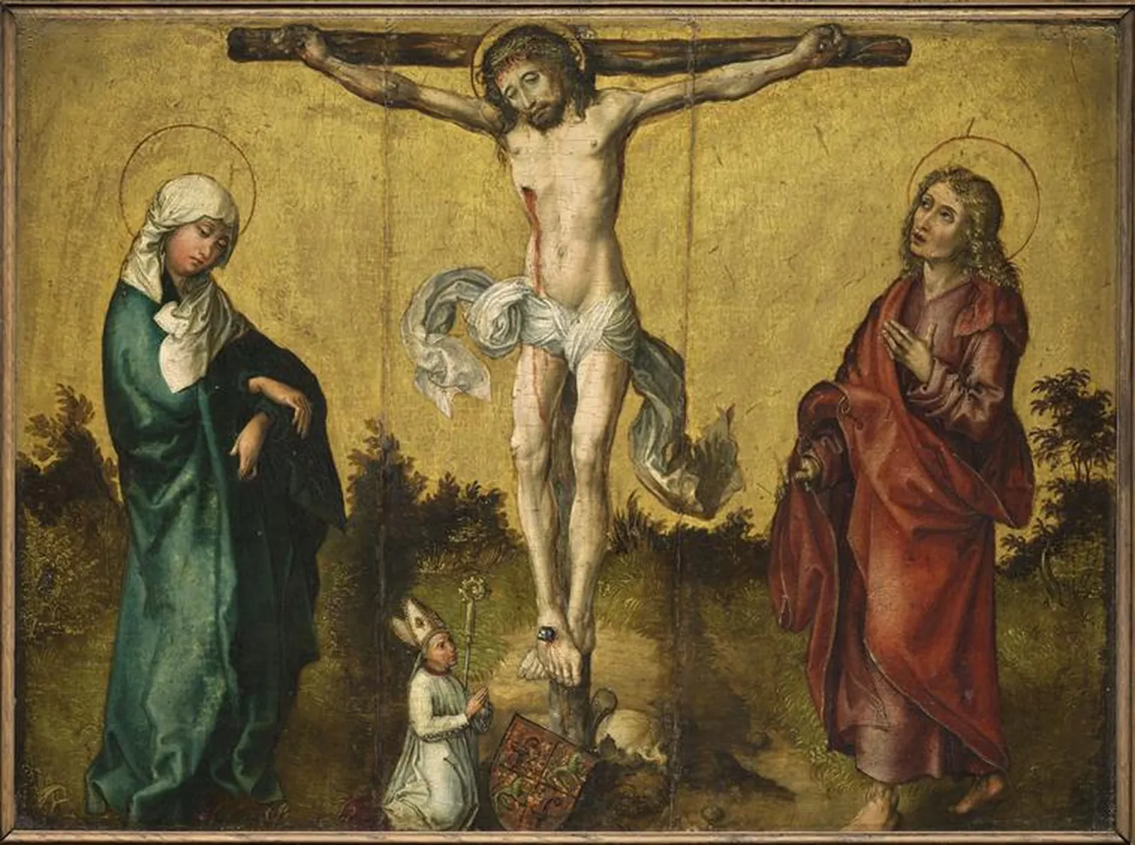La Crucifixion avec la Vierge, saint Jean et un donateur, Albrecht Dürer
