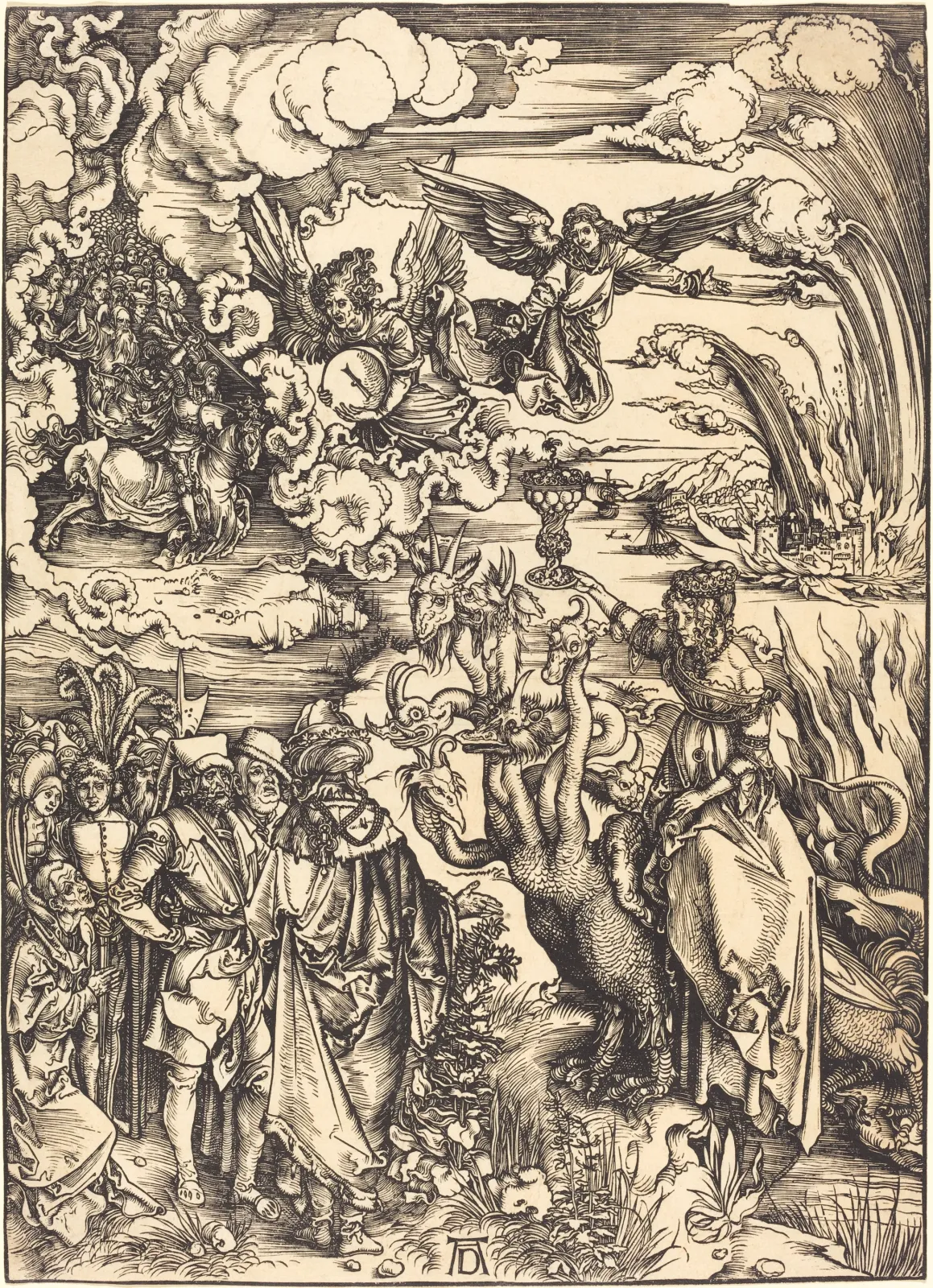 La Grande Prostituée de Babylone, Albrecht Dürer