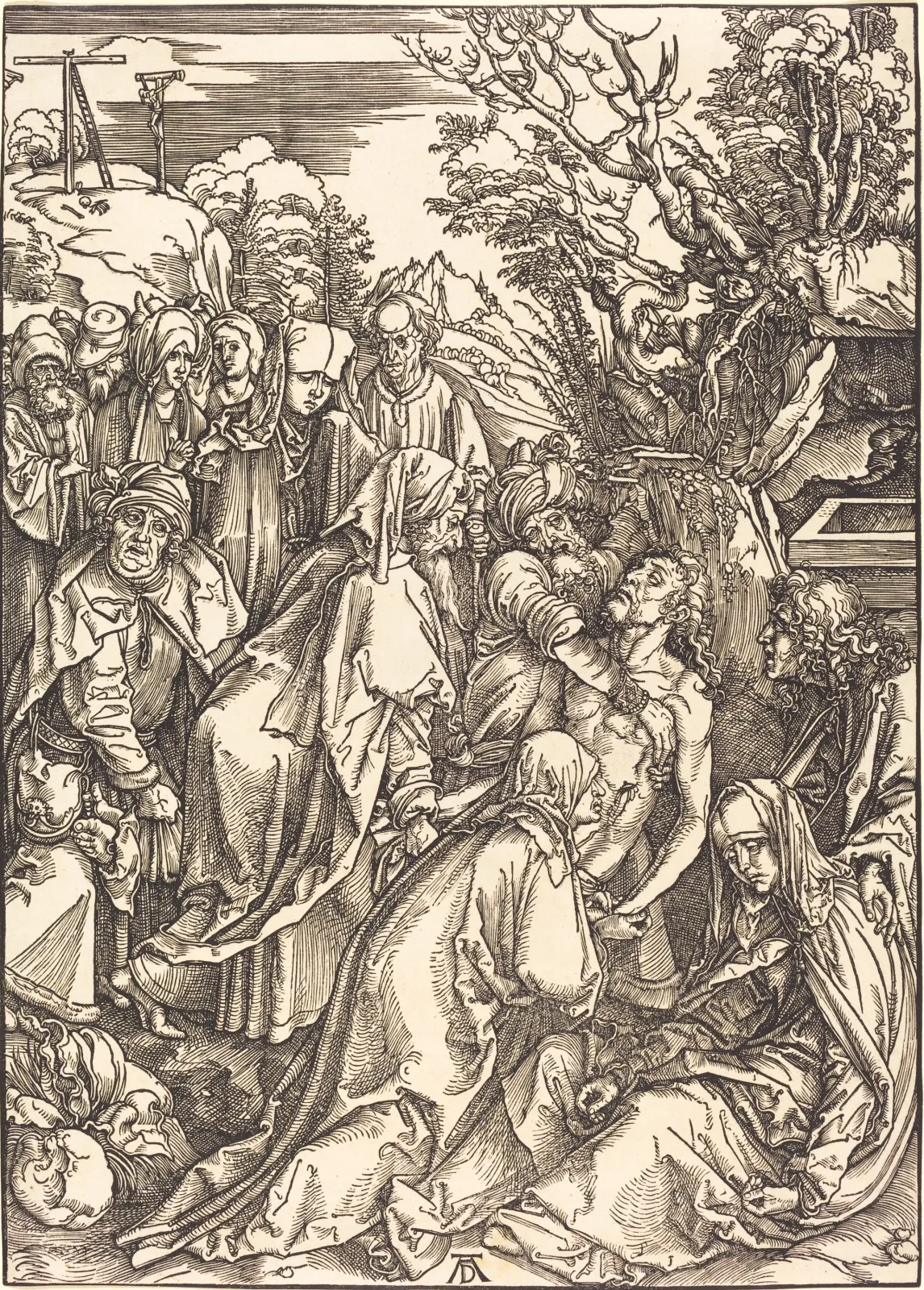 La Mise au tombeau, Albrecht Dürer