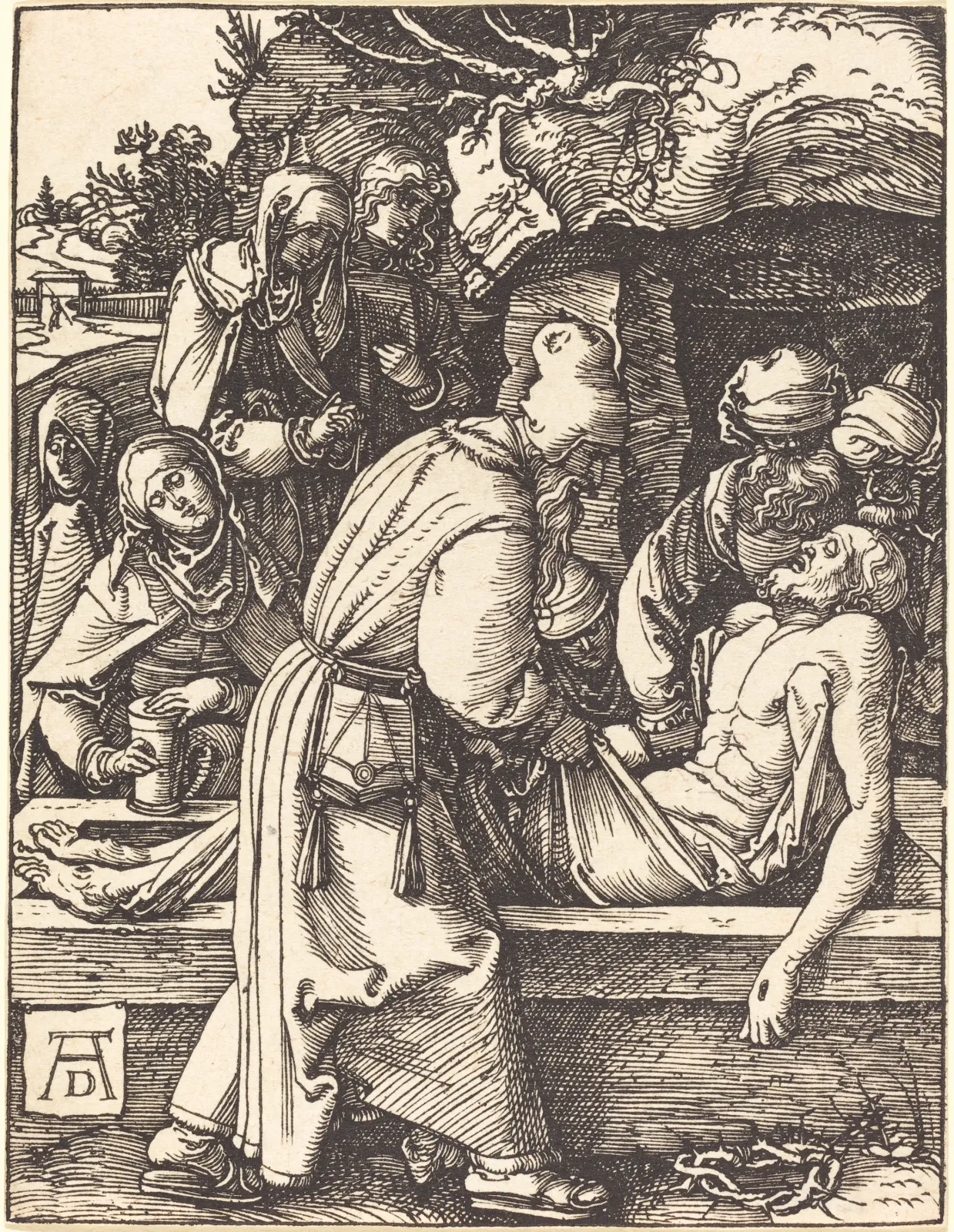 La Mise au tombeau, Albrecht Dürer