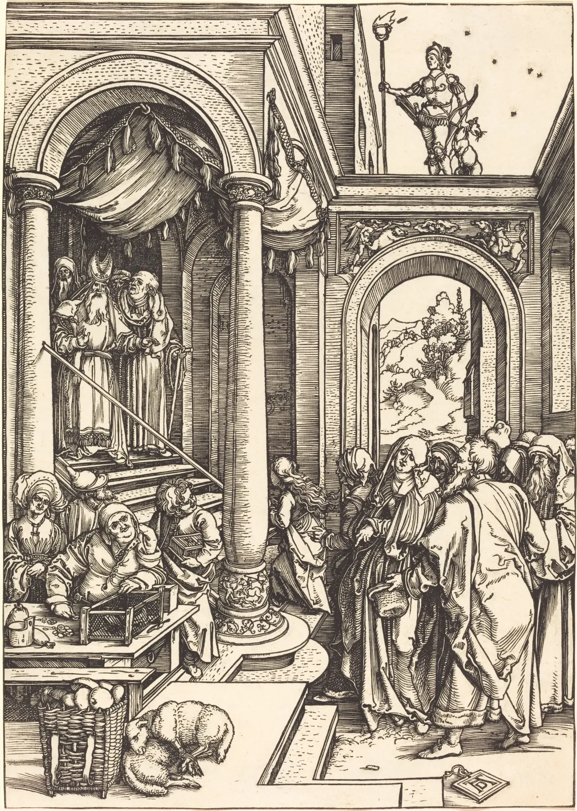 La Présentation de la Vierge au temple, Albrecht Dürer