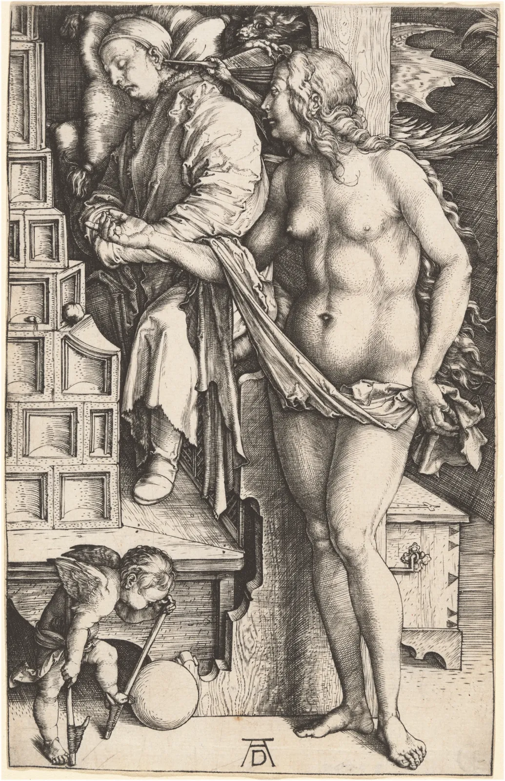 La Tentation du paresseux, Albrecht Dürer