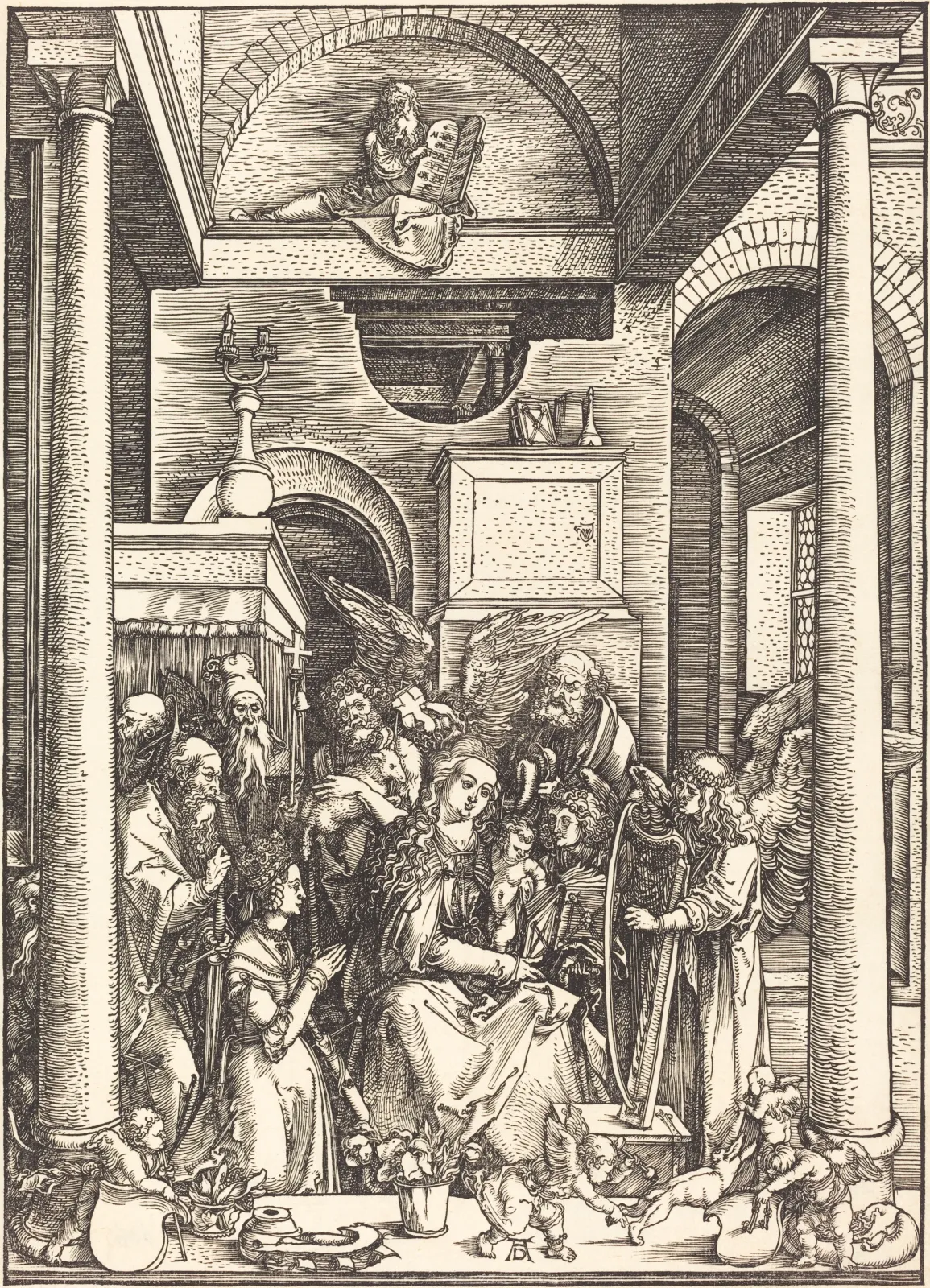 La Vénération de la Vierge, Albrecht Dürer