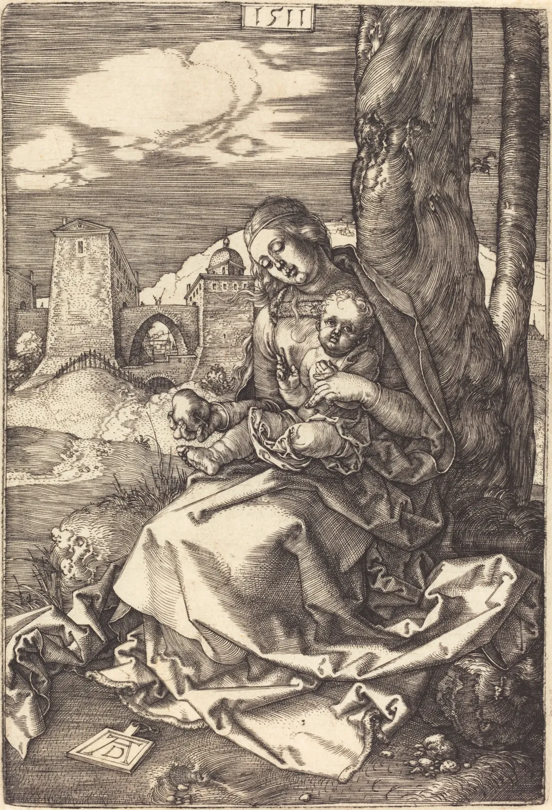 La Vierge et l'Enfant avec la poire, Albrecht Dürer