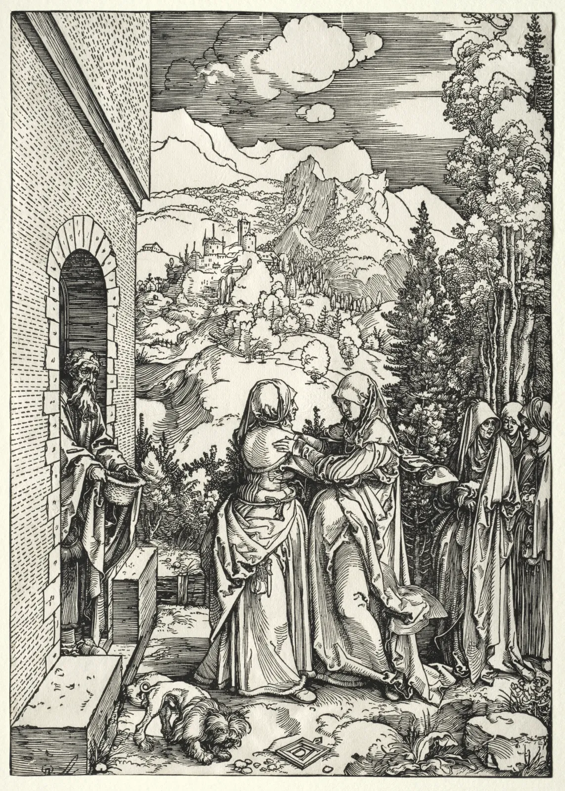 La Visitation, Albrecht Dürer