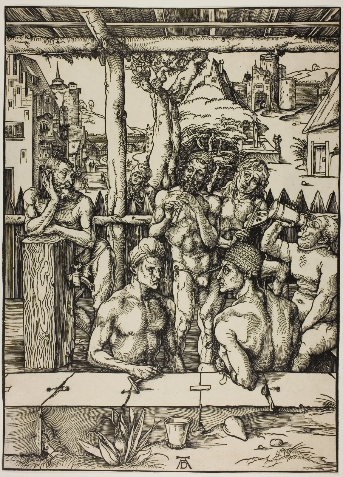 Le Bain des hommes, Albrecht Dürer
