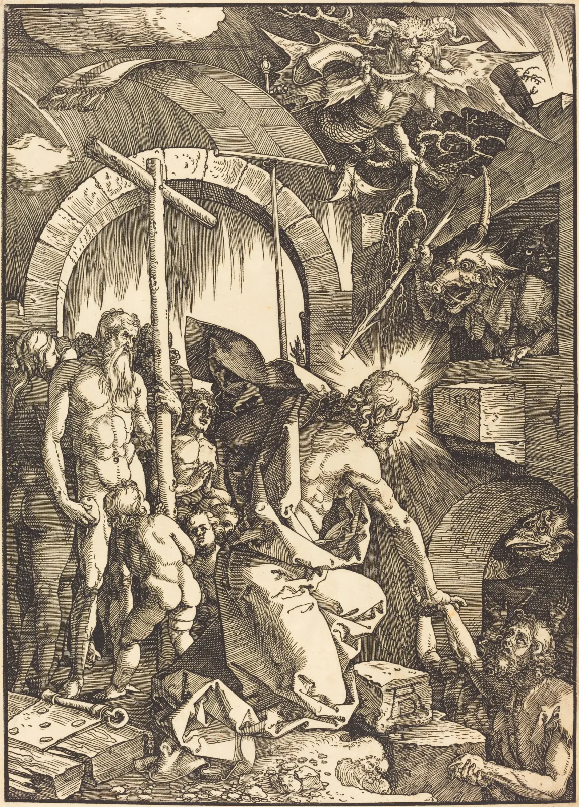 Le Christ aux limbes, Albrecht Dürer