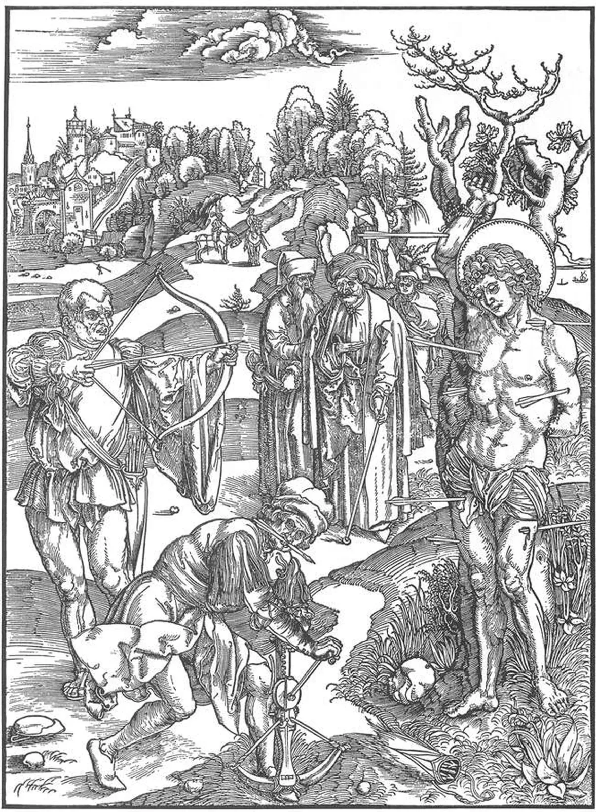 Le Martyre de Saint-Sébastien, Albrecht Dürer