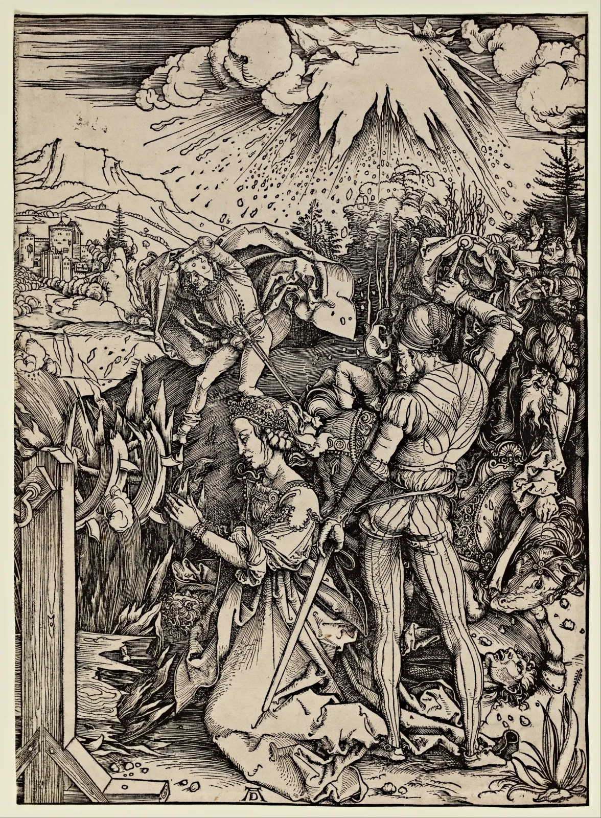 Le Martyre de Sainte Catherine, Albrecht Dürer