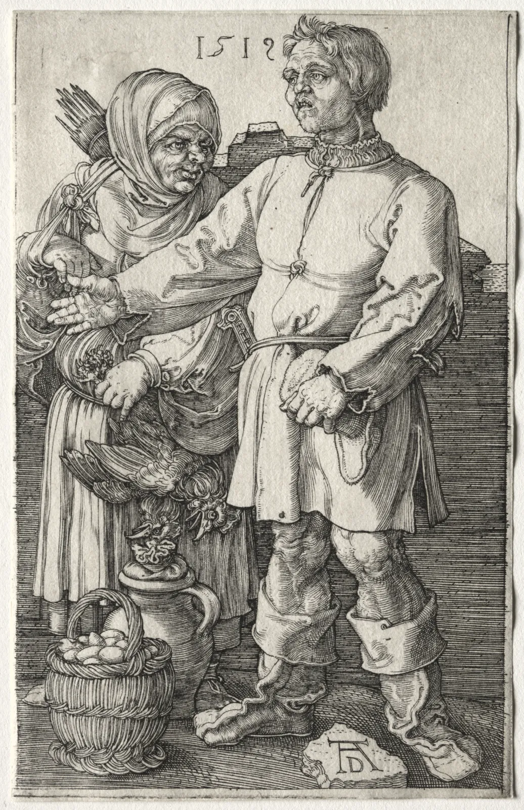 Le paysan et sa femme au marché, Albrecht Dürer