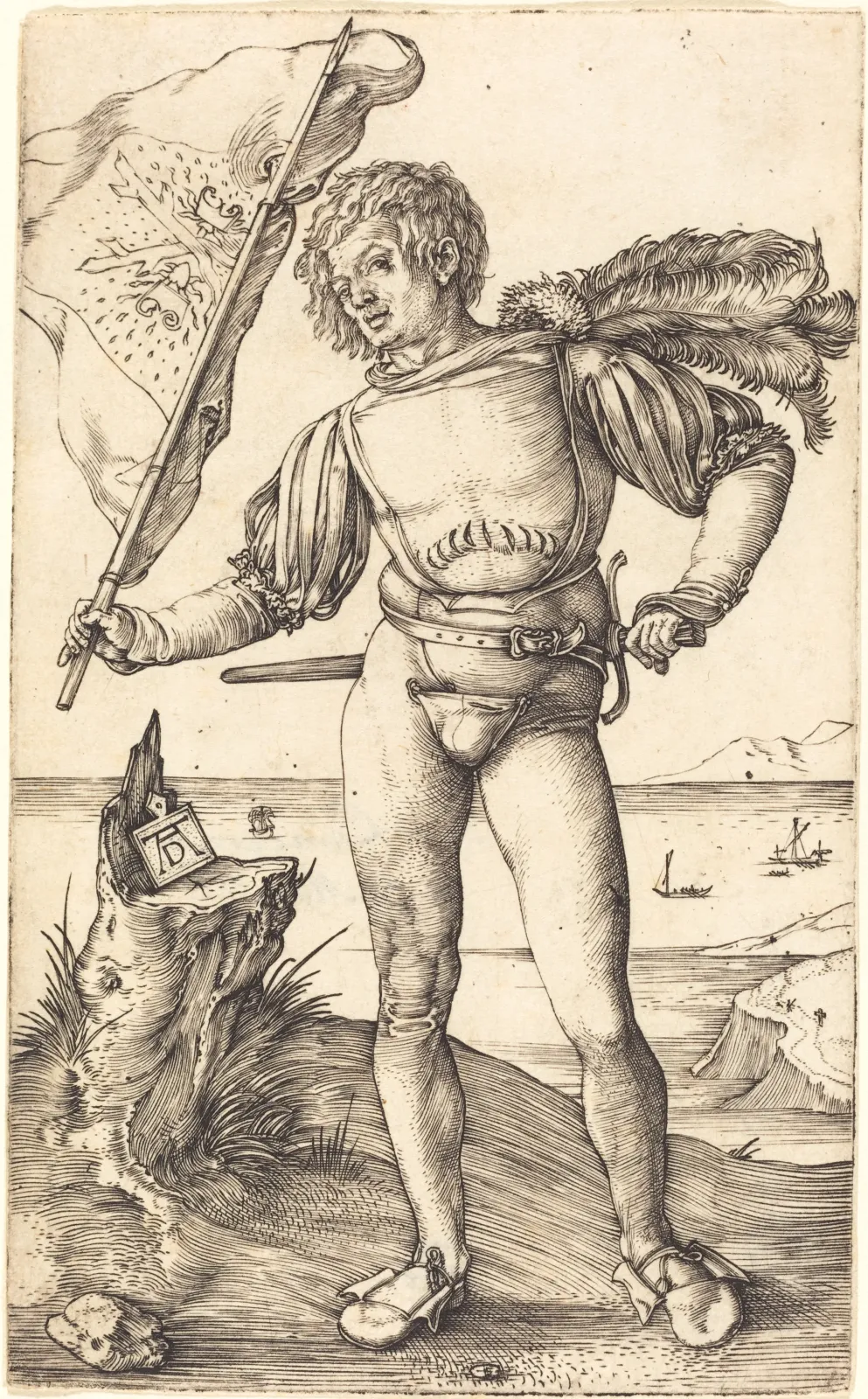 Le porteur d'étendard, Albrecht Dürer