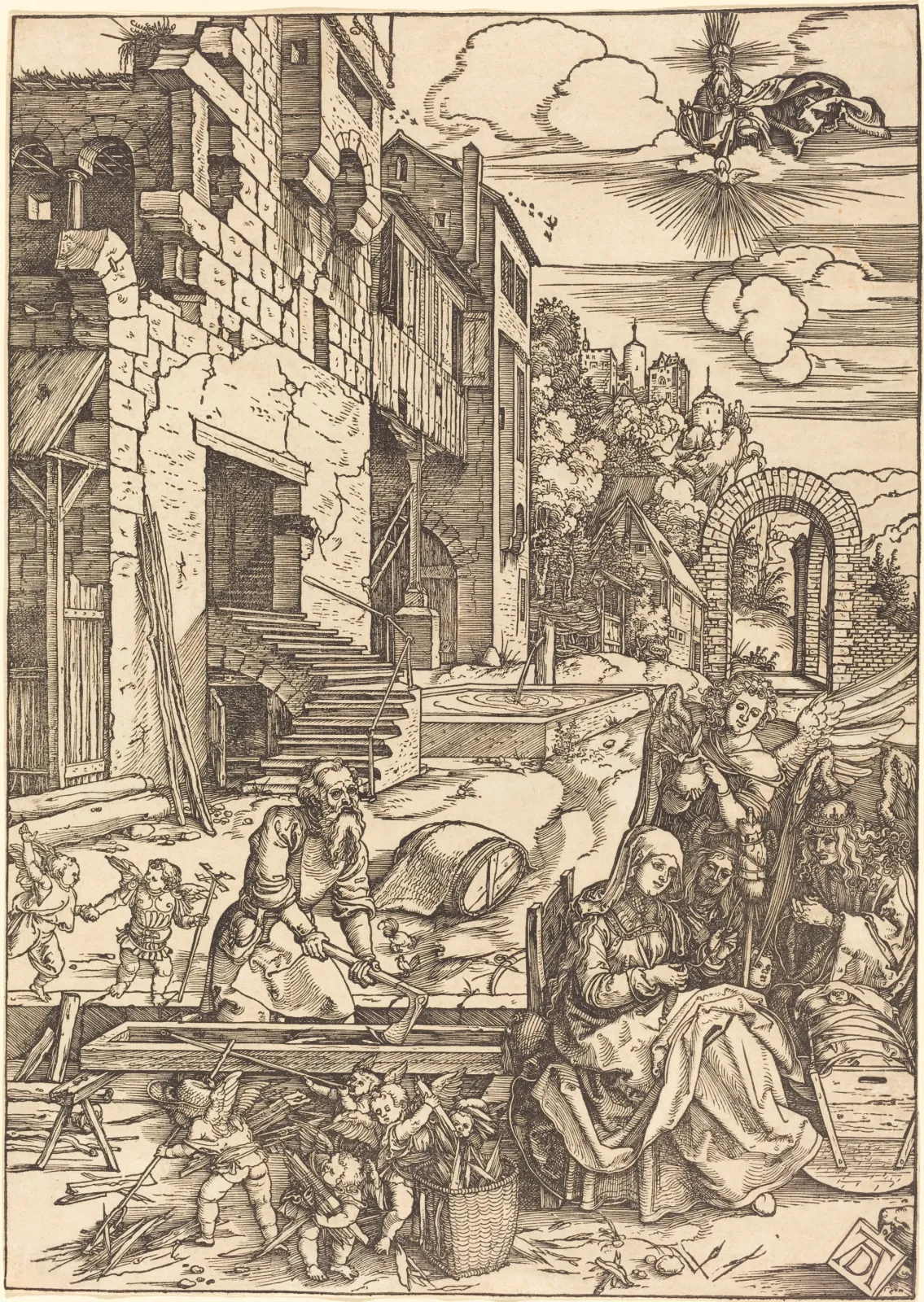Le Repos pendant la fuite en Égypte, Albrecht Dürer