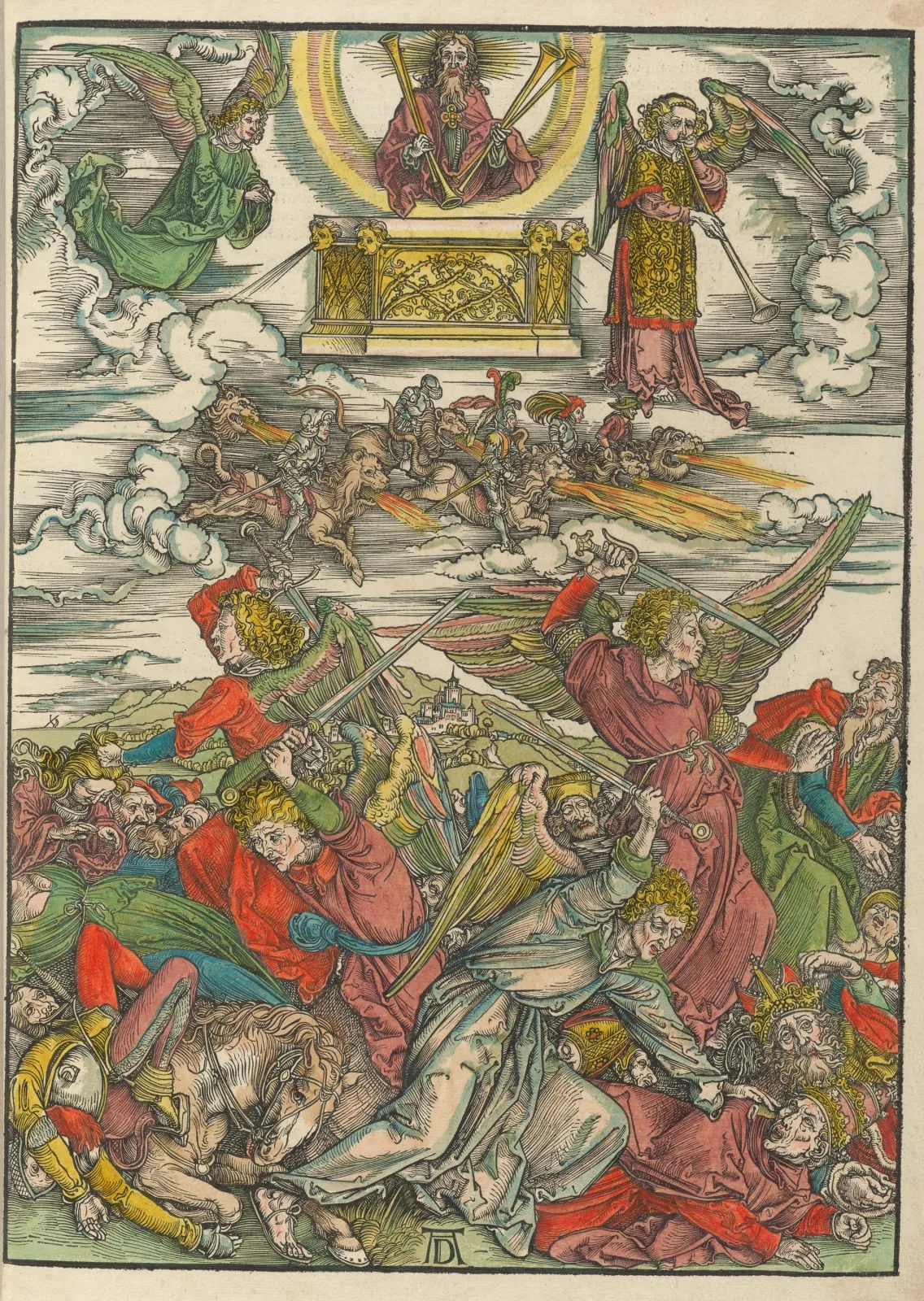 Les Quatre Anges de l'Euphrate, Albrecht Dürer