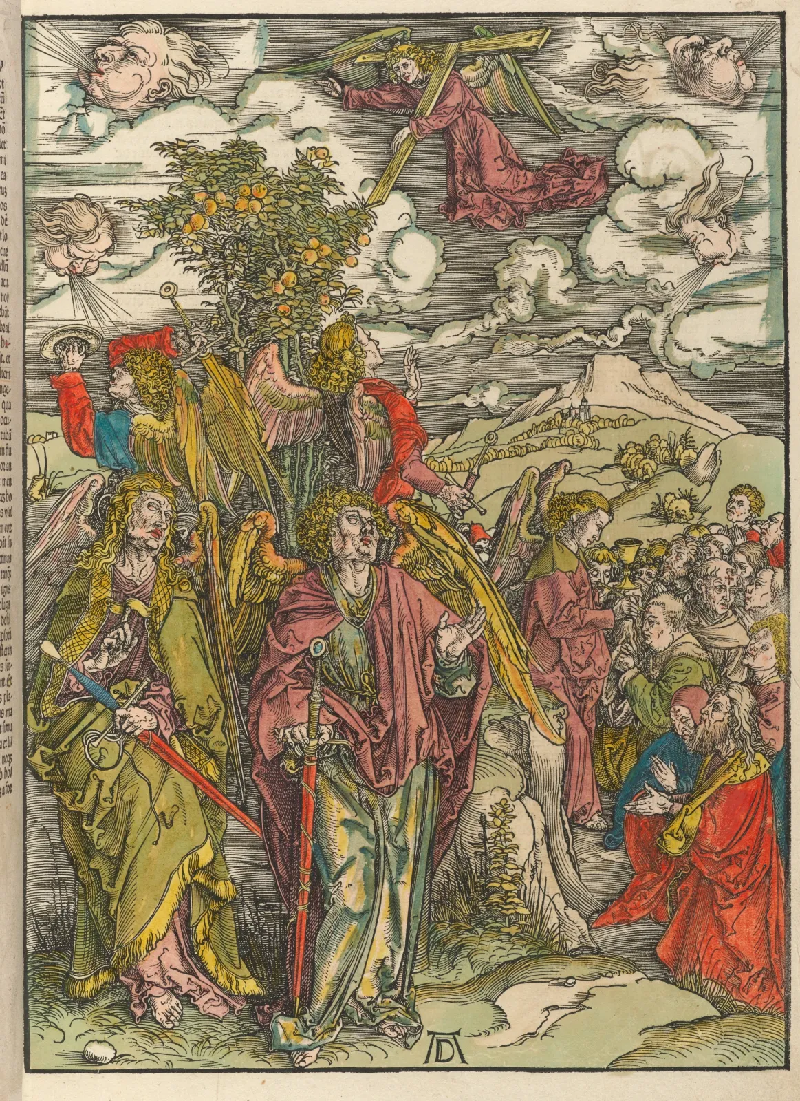 Les Quatre Anges rétenteurs des vents et l'Onction des Elus, Albrecht Dürer