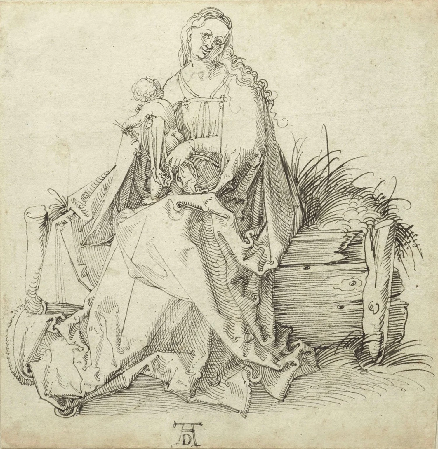 La Vierge au banc de gazon, Albrecht Dürer