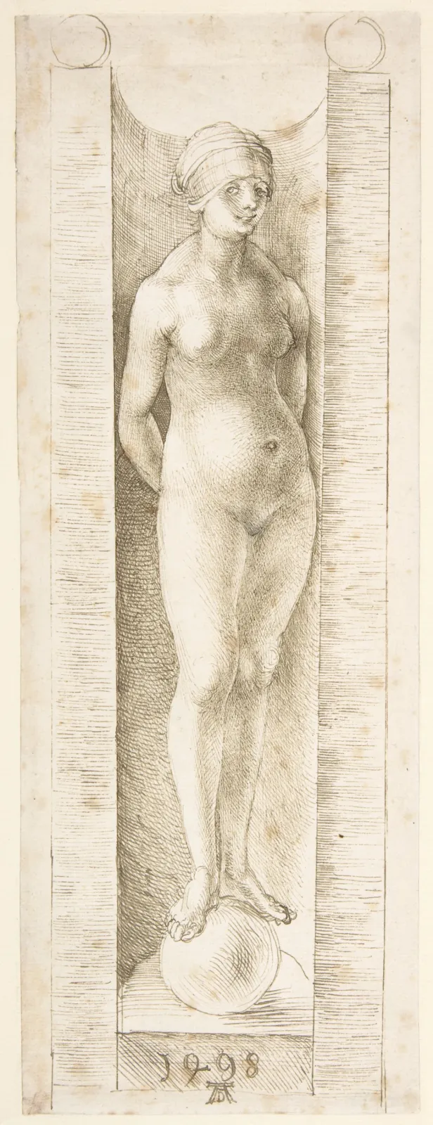 Femme nue, un linge autour de la tête, Albrecht Dürer