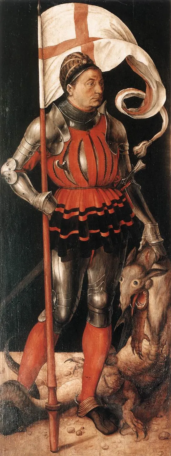 Paumgartner-Altar: Stephan Paumgartner als Heiliger Georg, Albrecht Dürer