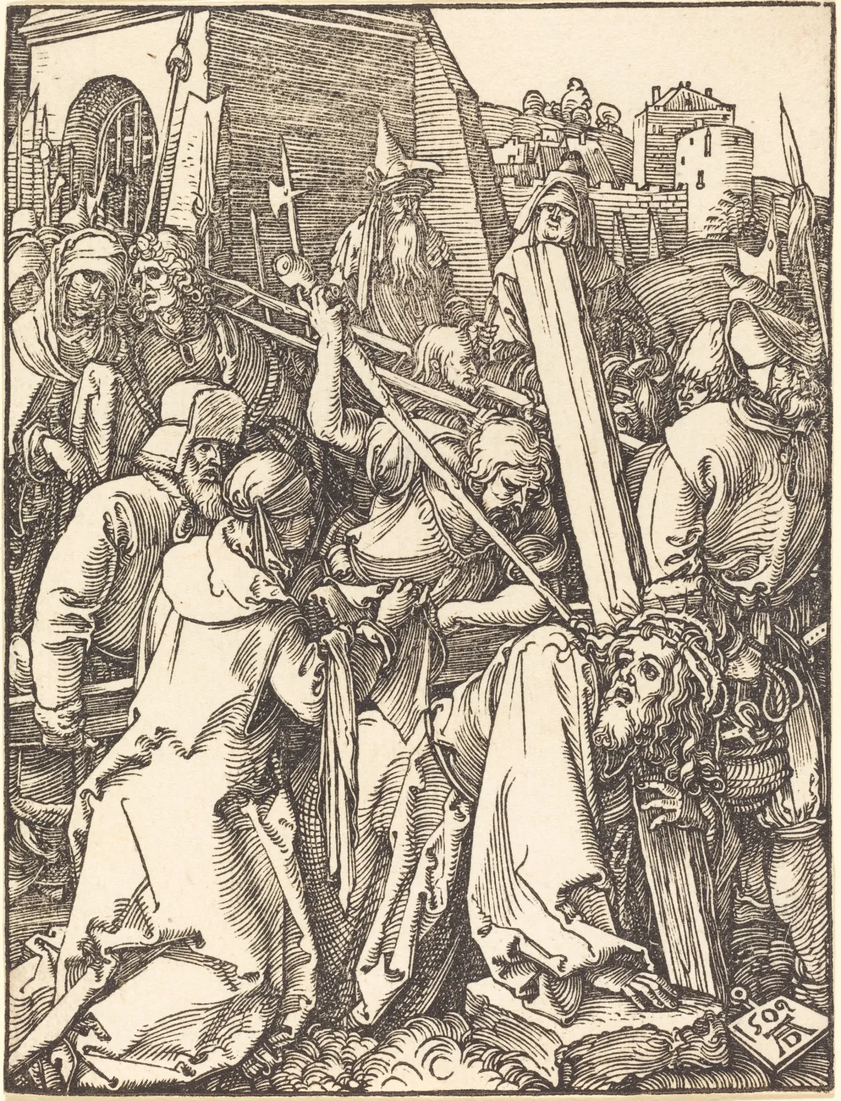 Petite Passion: Le Christ portant la Croix, Albrecht Dürer