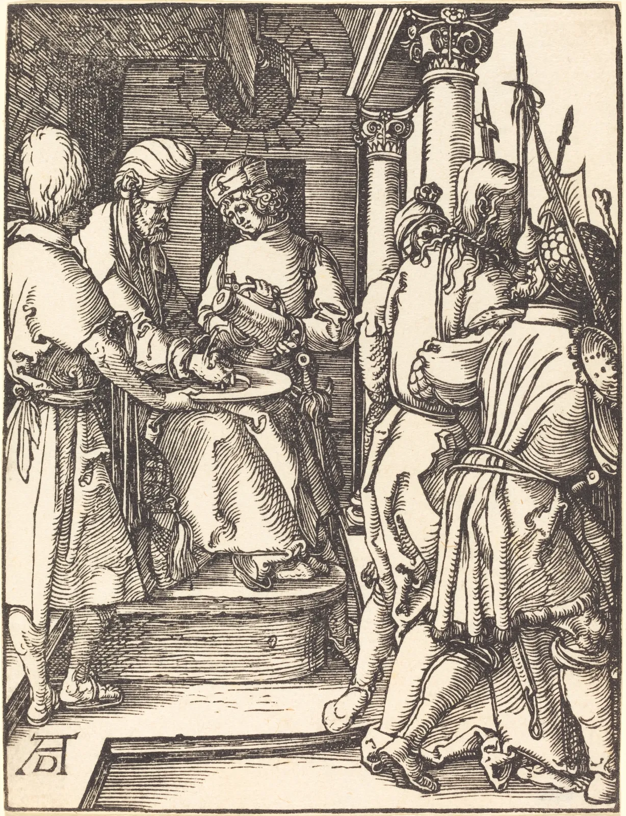 Pilate se lavant les mains, Albrecht Dürer