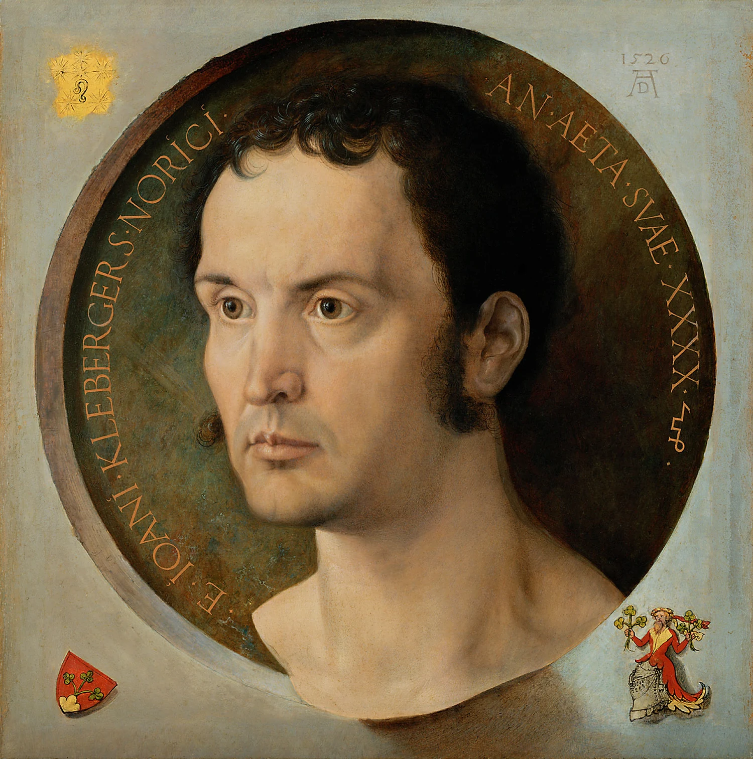 Portrait de Johann Kleberger, Albrecht Dürer
