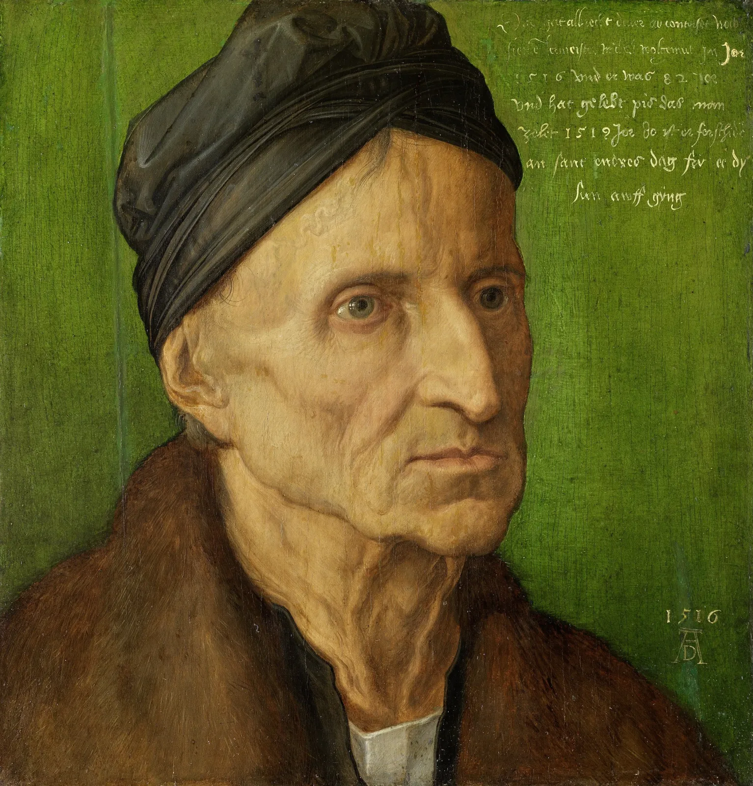 Portrait de Michael Wolgemut, Albrecht Dürer
