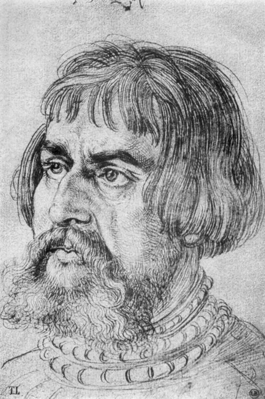 Porträt von Lucas Cranach dem Älteren, Albrecht Dürer