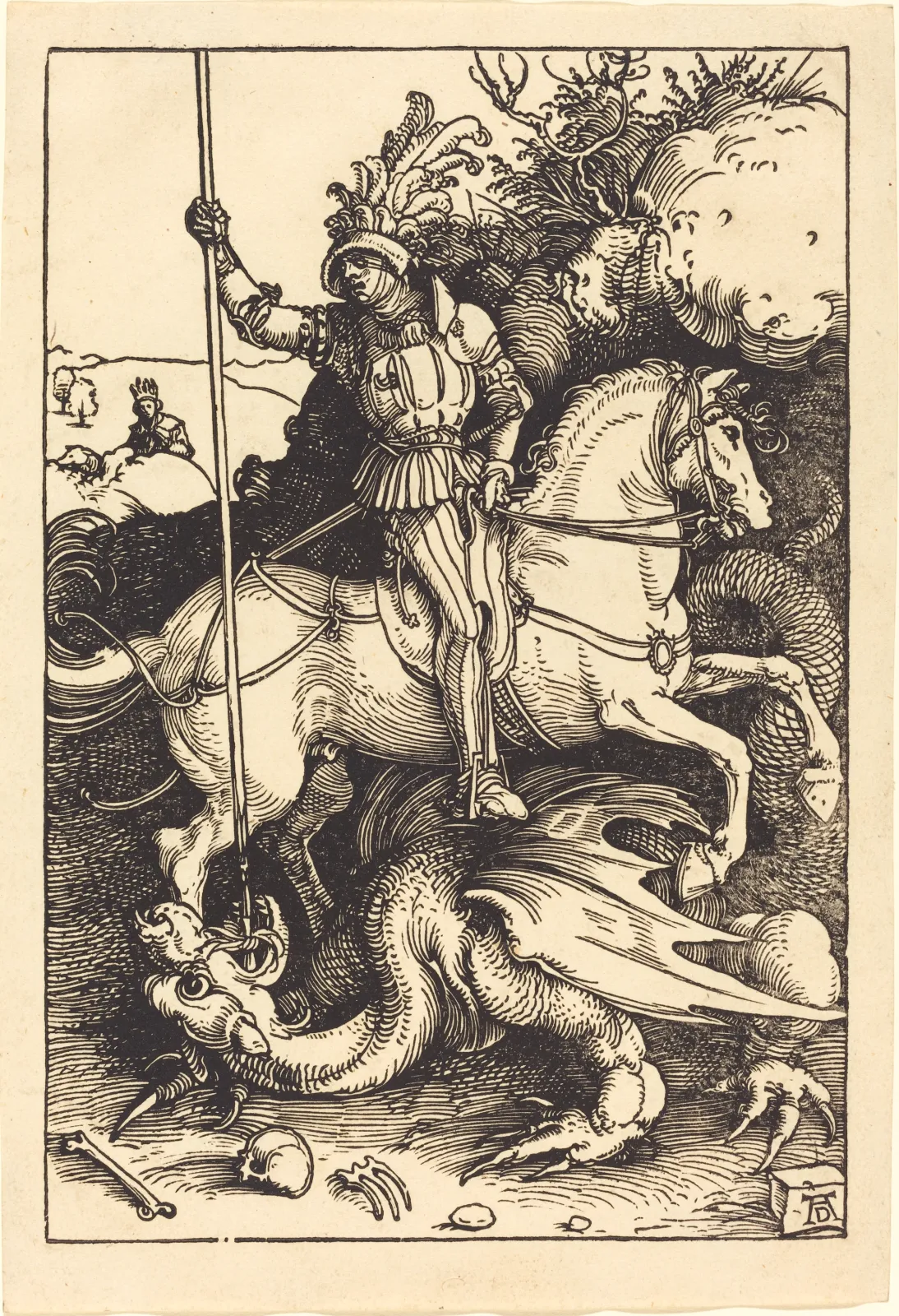 Saint Georges et le Dragon, Albrecht Dürer