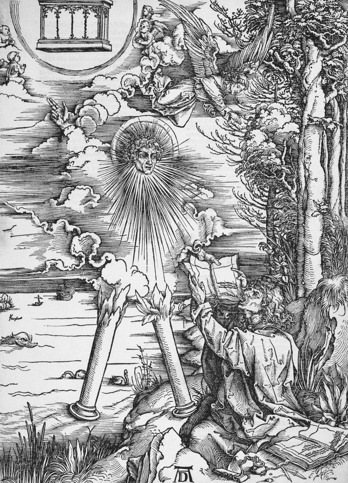 Saint Jean dévorant le Livre, Albrecht Dürer