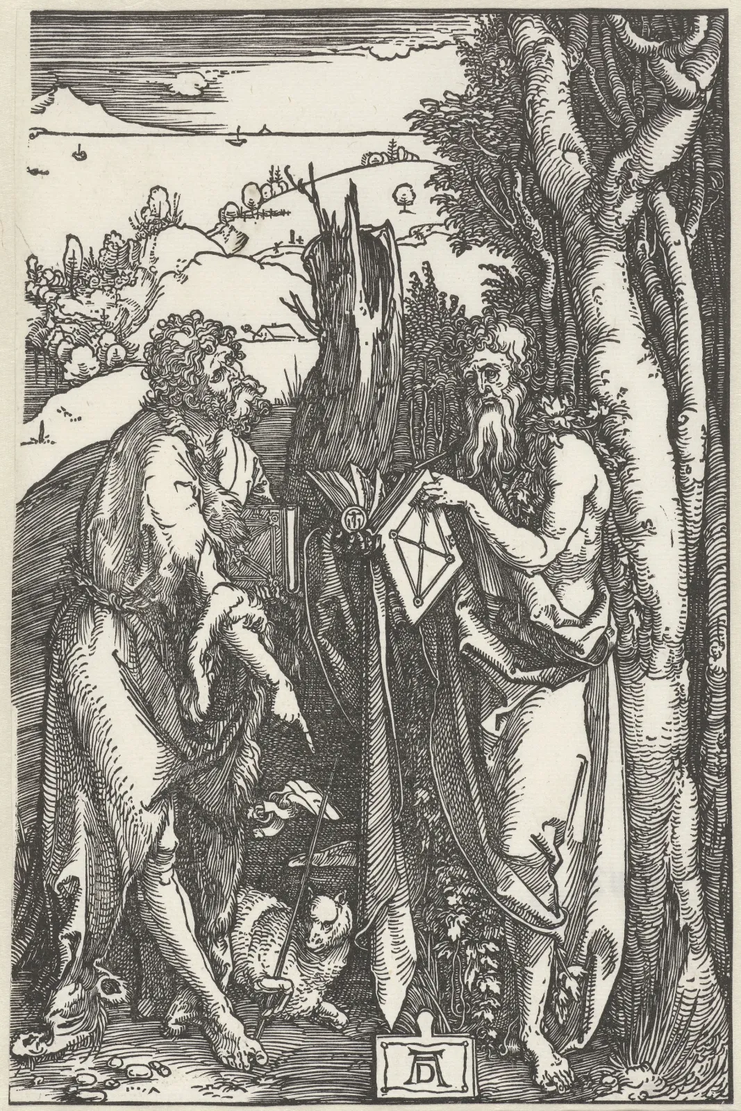 Saint Jean et Saint Onuphre, Albrecht Dürer