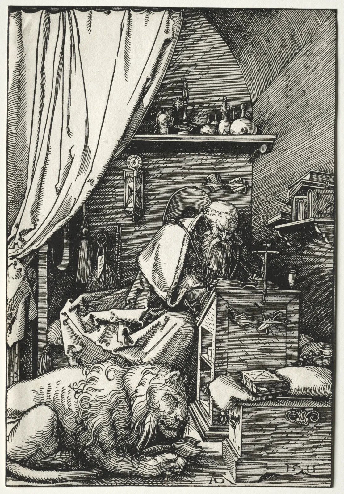 Saint Jérôme dans sa cellule, Albrecht Dürer