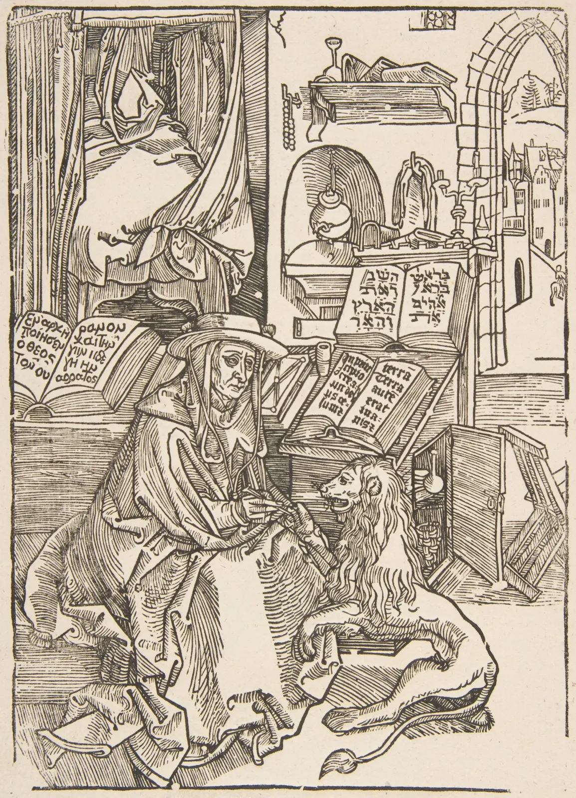 Saint Jérôme dans son étude, Albrecht Dürer