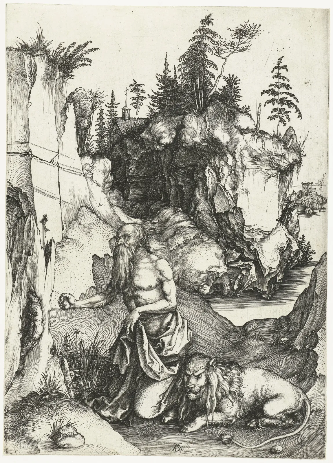 Saint Jérôme en pénitence, Albrecht Dürer