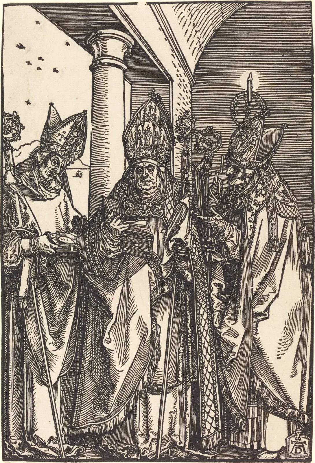 Saints Nicolas, Ulrich et Érasme, Albrecht Dürer