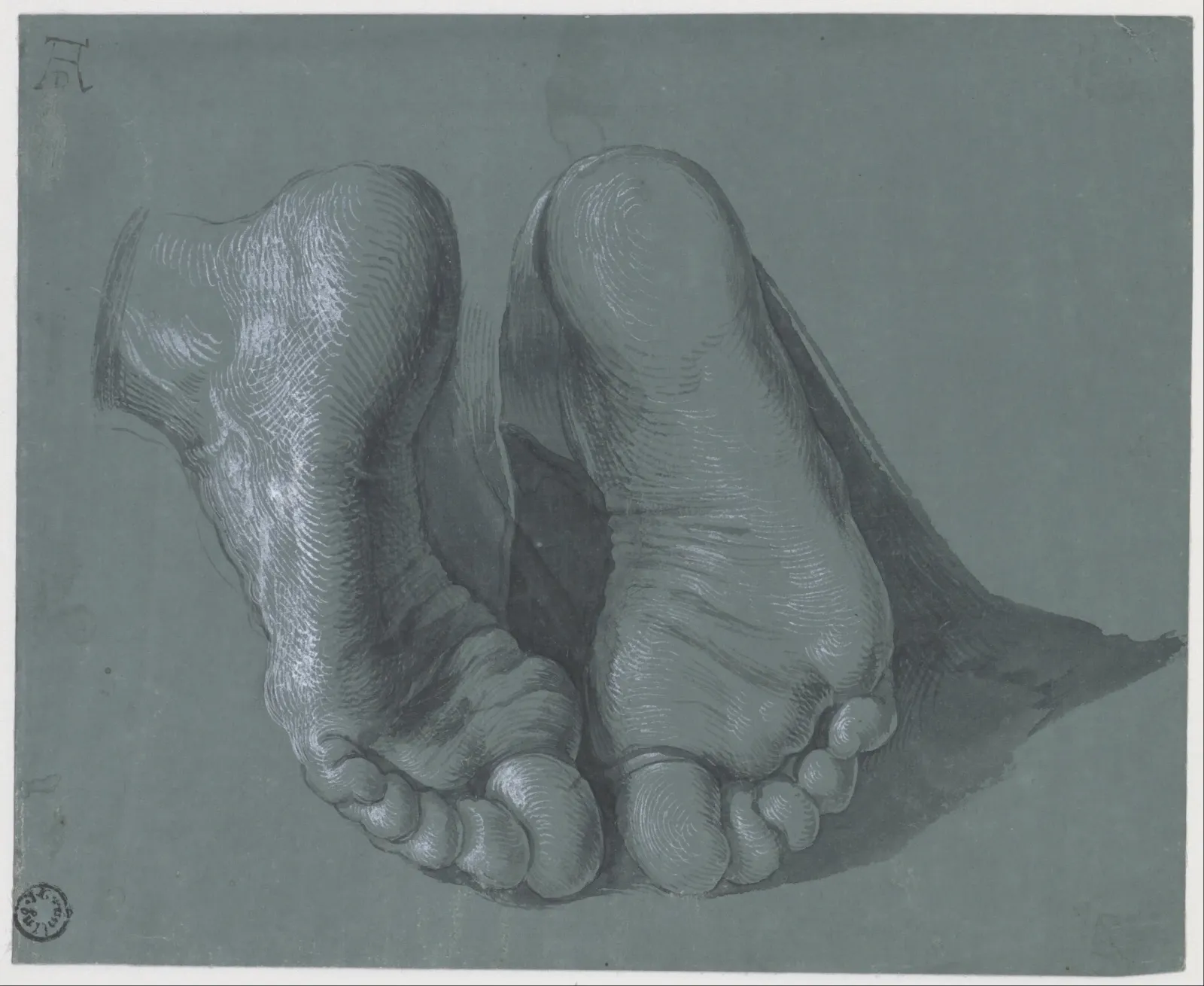 Studie mit zwei Füßen, Albrecht Dürer