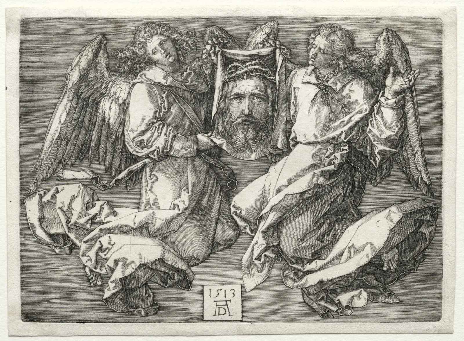 Suaire affiché par deux anges, Albrecht Dürer