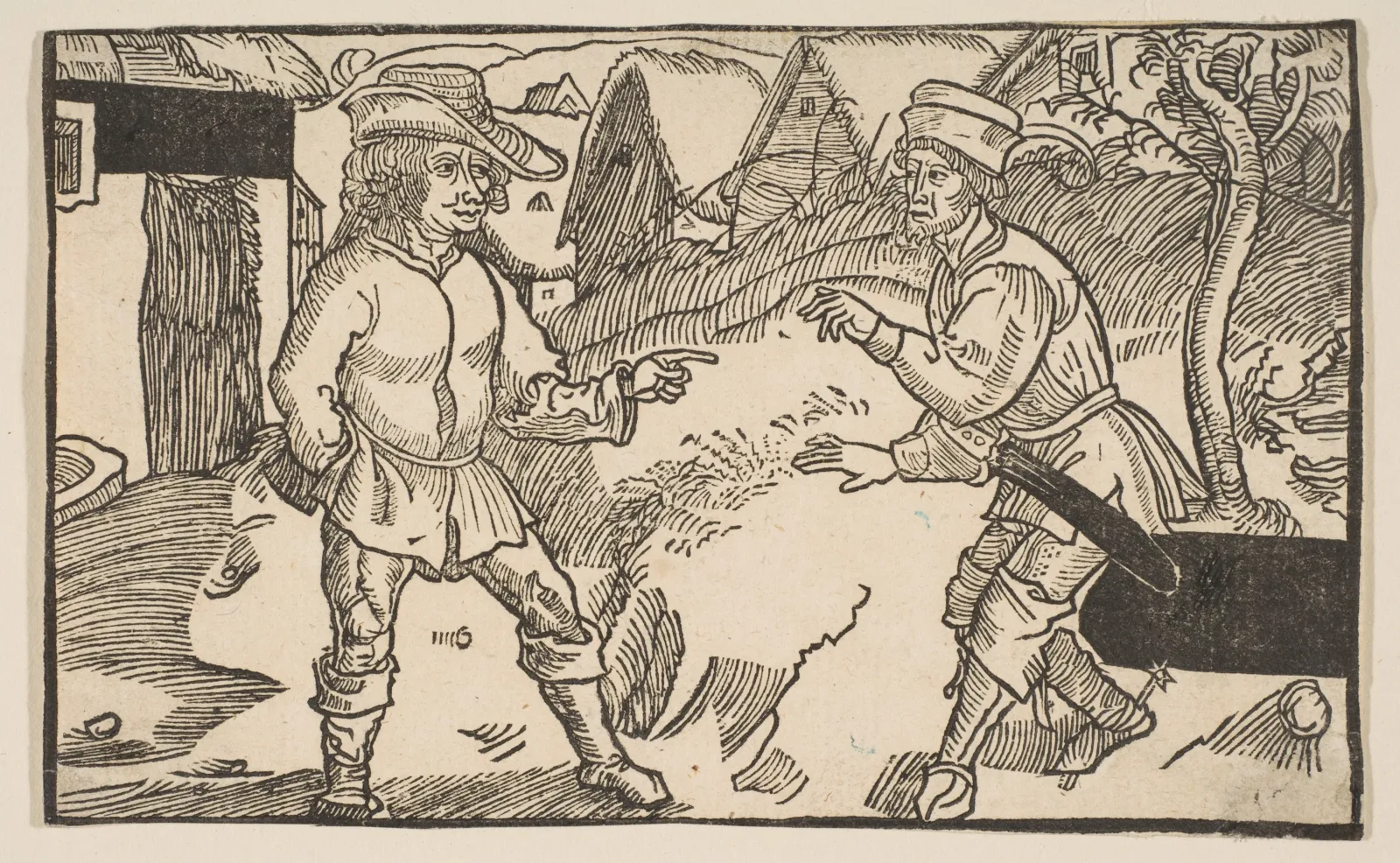 Syrus und Chremes (Heautontimorumenos IV,5), Albrecht Dürer
