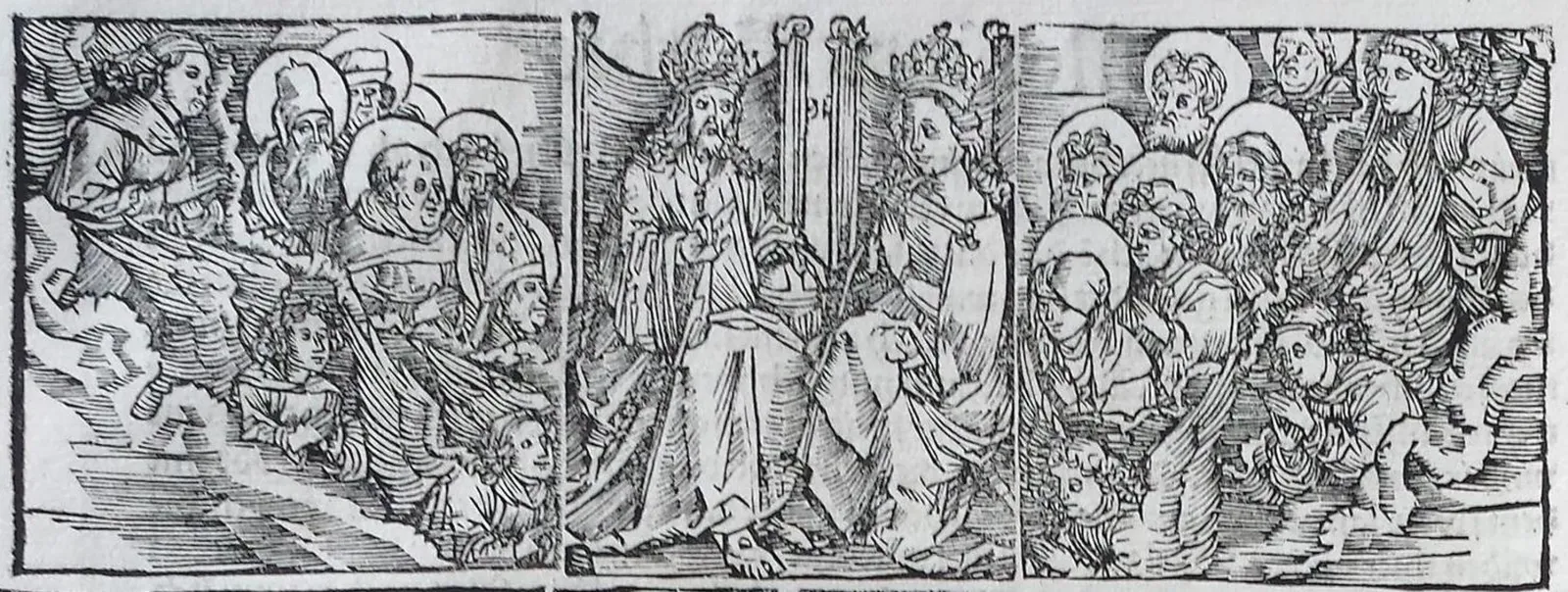 Le Couronnement de la Vierge (feuillet 7), Albrecht Dürer