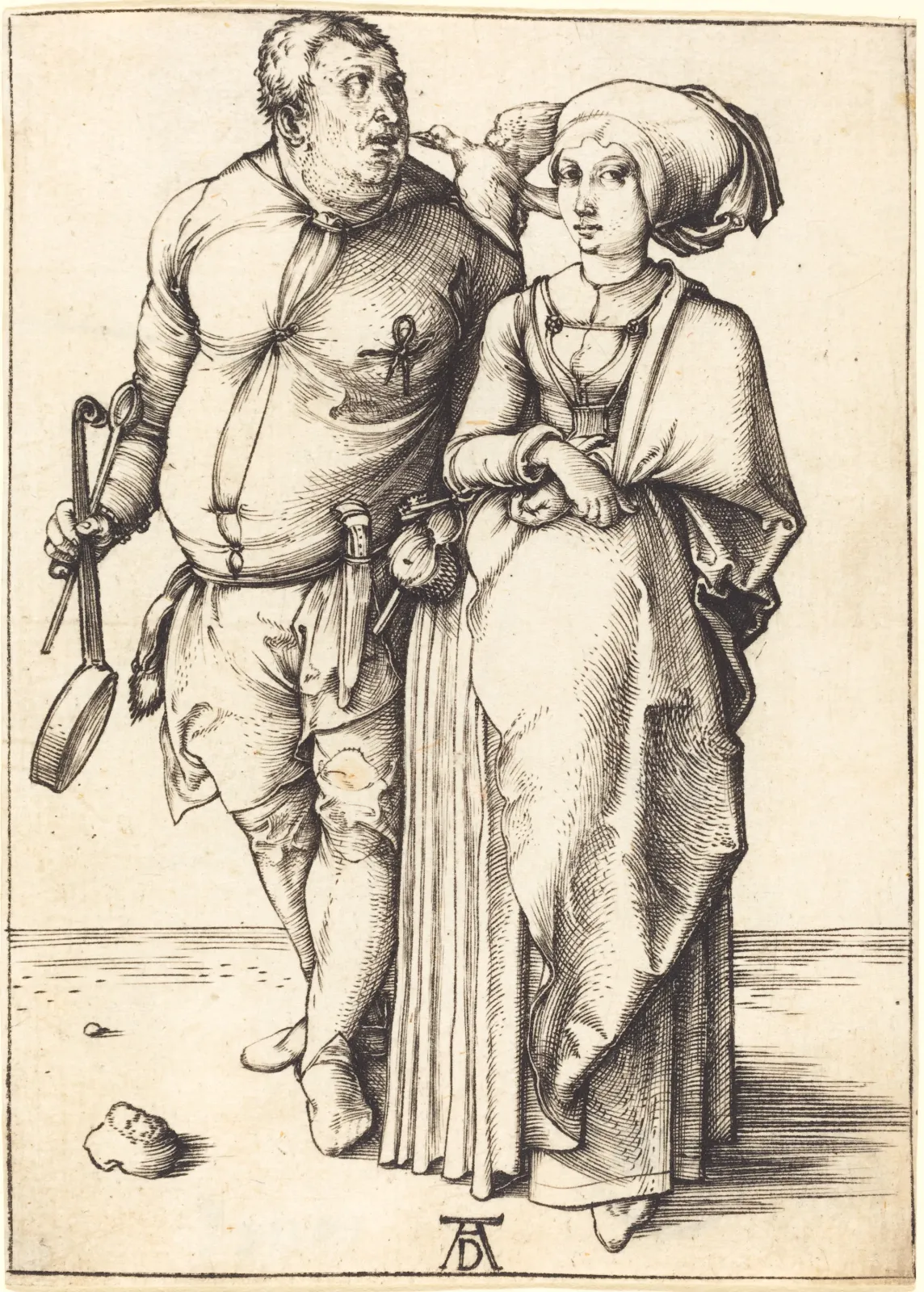 Un Cuisinier et son Épouse, Albrecht Dürer