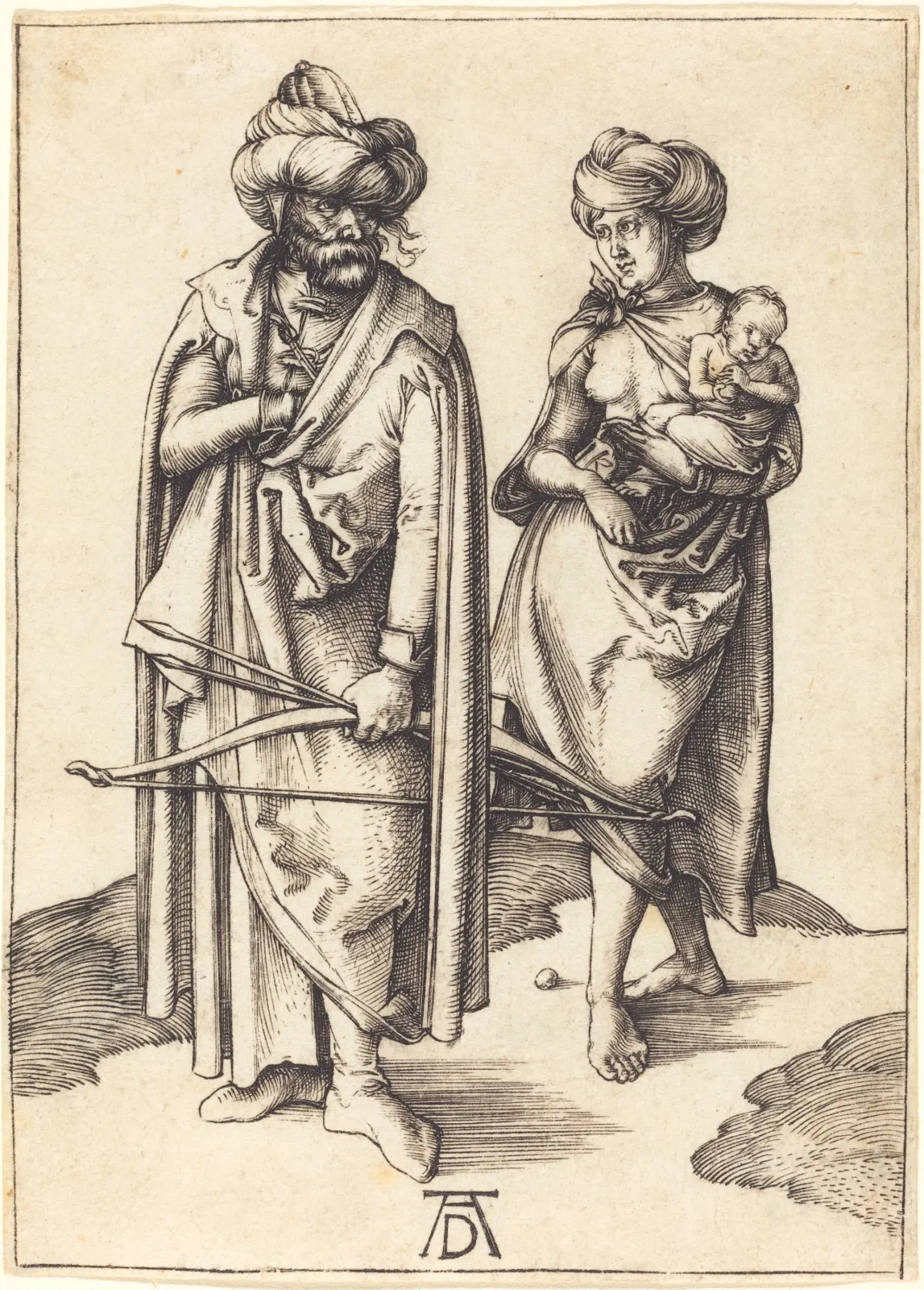 Une Famille orientale, Albrecht Dürer
