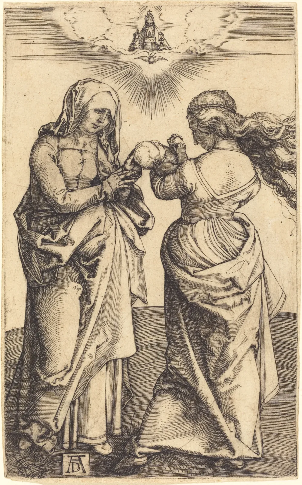 Vierge à l'Enfant avec Saint-Anne, Albrecht Dürer