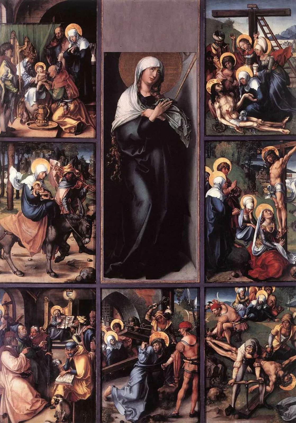 Vierge aux sept douleurs, Albrecht Dürer