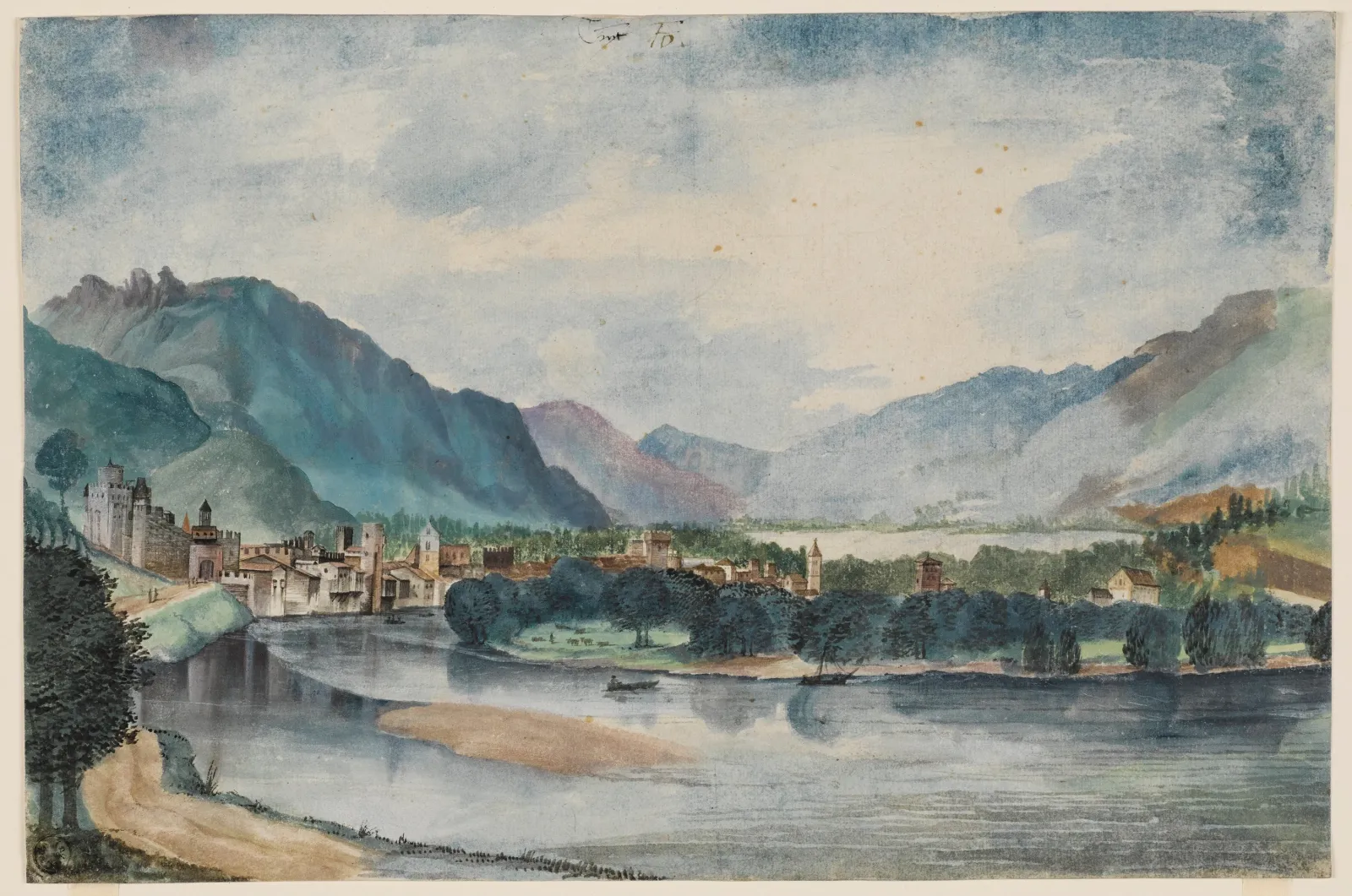 Vue de Trente, Albrecht Dürer