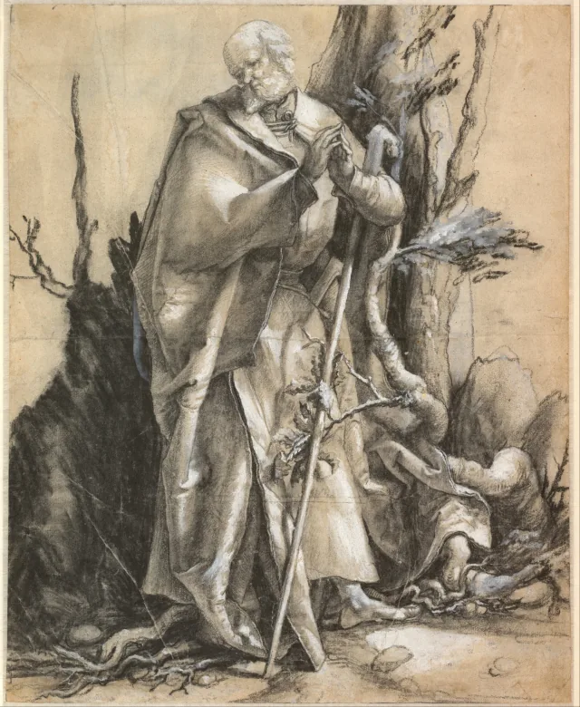 Bearded Saint in a Forest, Albrecht Dürer