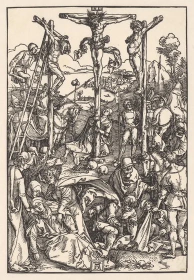 calvaire avec les trois croix