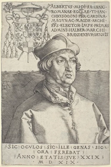 Cardinal Albrecht de Brandebourg
