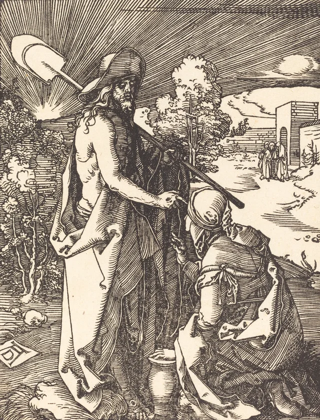 Christ apparaît à Marie de Magdala, Albrecht Dürer