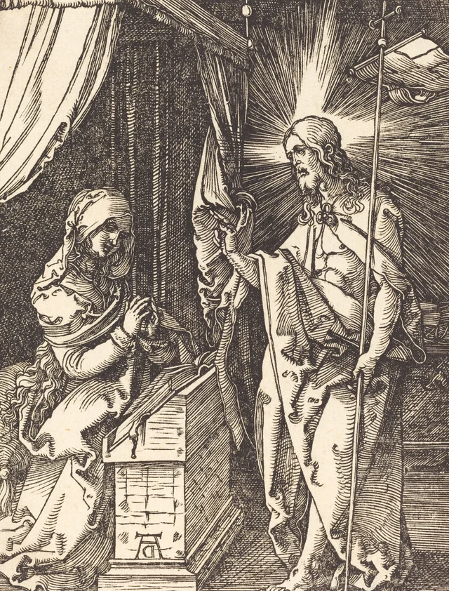 Cristo se aparece a su Madre