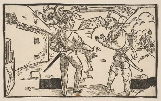 Clinia und Syrus (Heautontimorumenos IV,3)