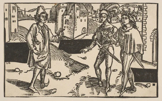 Davus, Pamphile et Charinus (L'Andrienne, V, 6)